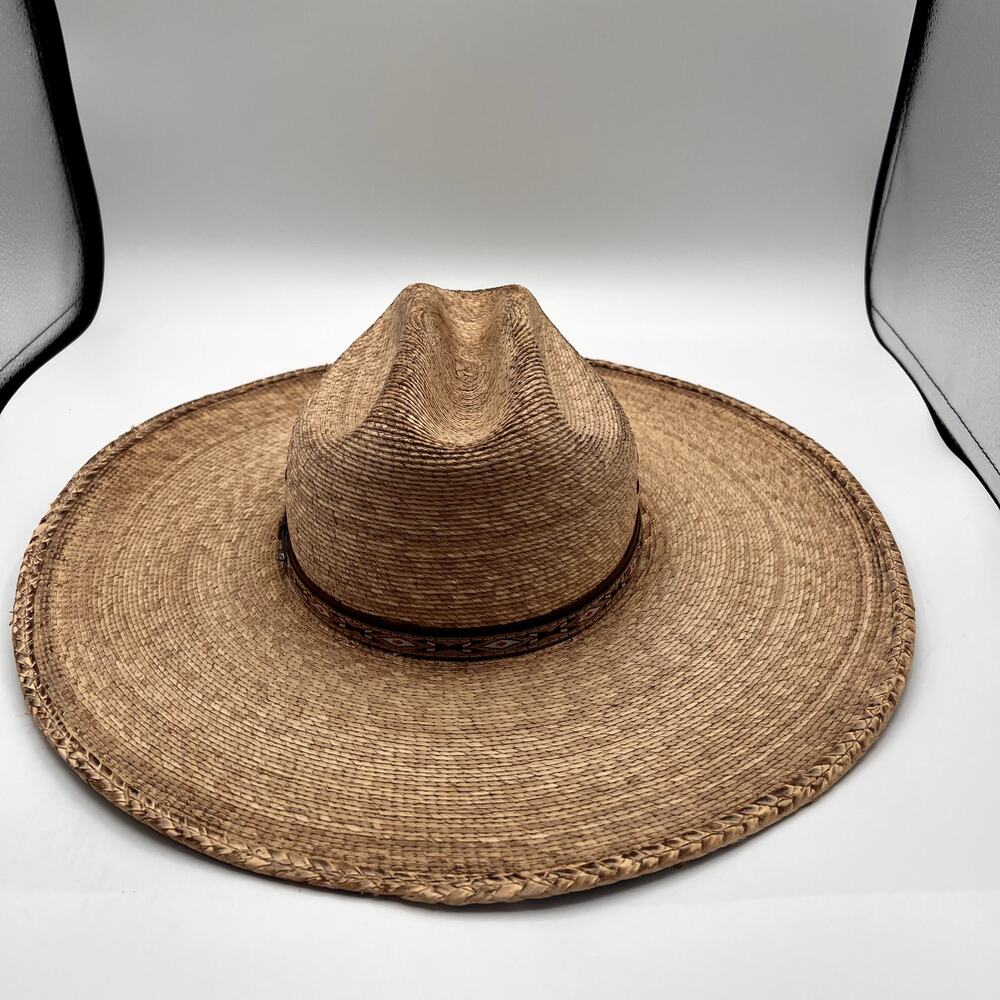 JUSTIN Bent Rail Straw Western Cowboy Mens Hat